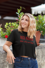 이미지를 갤러리 뷰어에 로드 , Women&#39;s Flowy Cropped Tee
