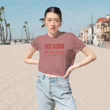 이미지를 갤러리 뷰어에 로드 , Women&#39;s Flowy Cropped Tee
